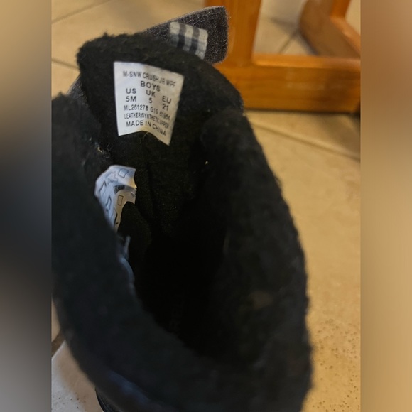 Merrell Baby Boy Winter Snow Boots Infant Size 5M Gray -25 °F -32 °C - Picture 5 of 7